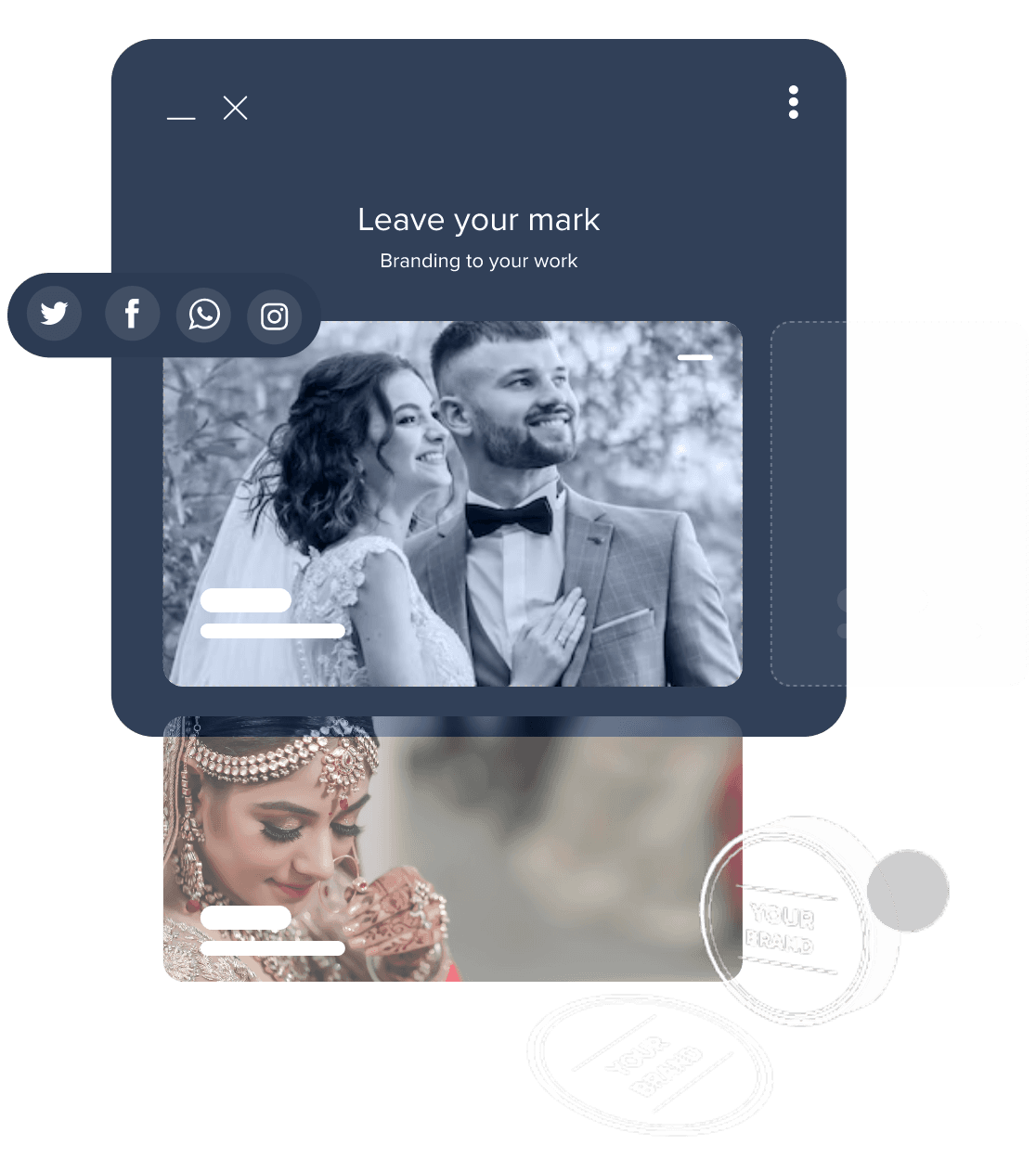 Professional branded photo gallery demonstration