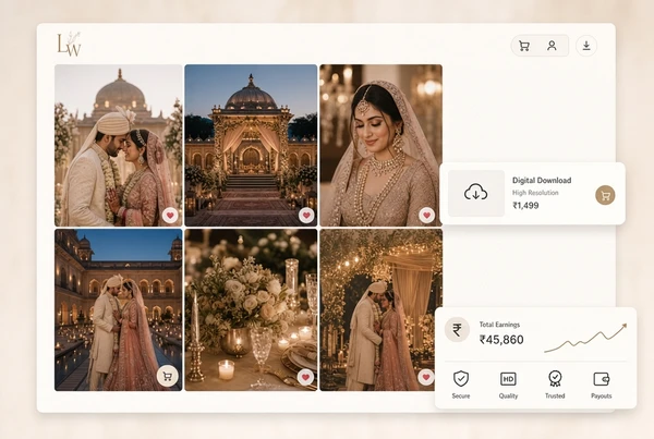 FotoOwl photo selling checkout in gallery